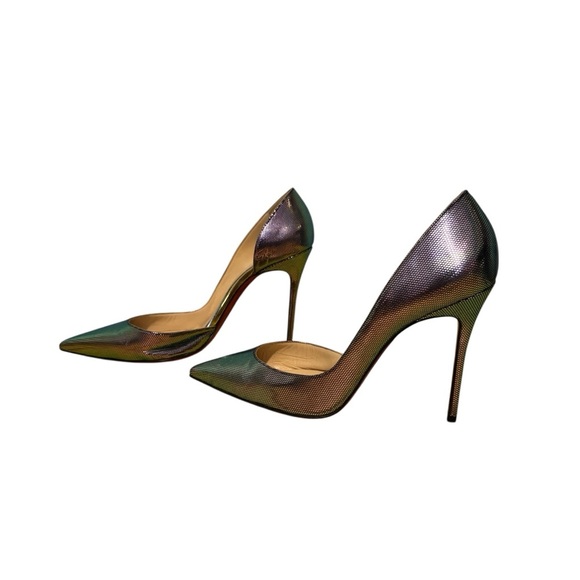 Christian Louboutin Iridescent Heels | Very Good Condition - Picture 1 of 14